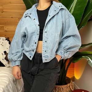 Fashion Nova Jean Oversized Jacket